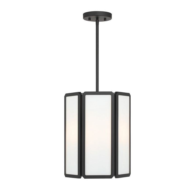 Savoy House 7-1700-3-89 Three Light Pendant, Matte Black