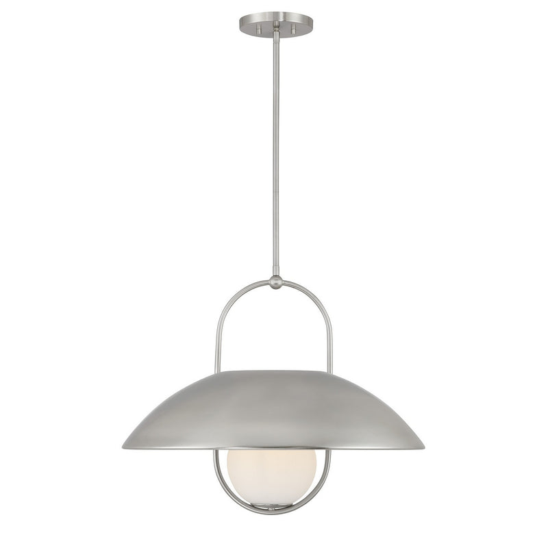 Savoy House 7-3070-1-SN One Light Pendant, Satin Nickel