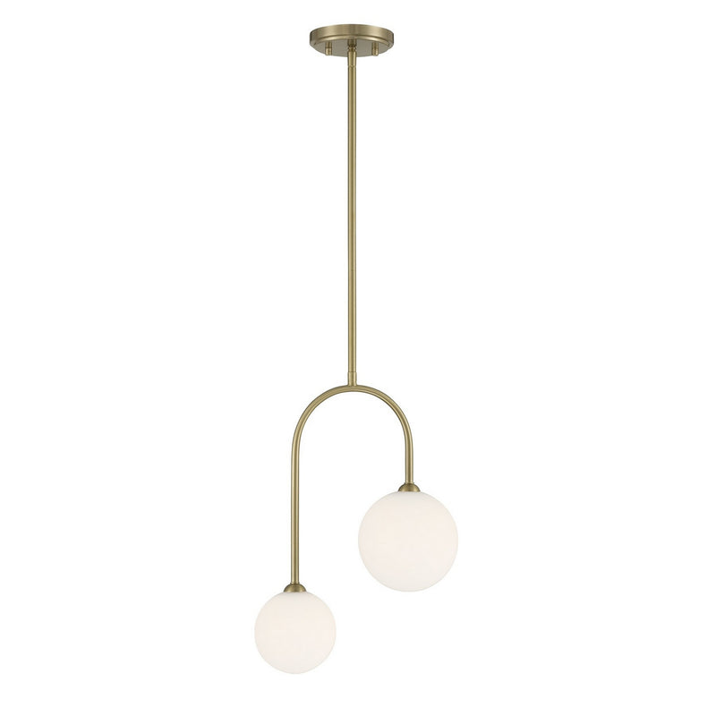 Savoy House 7-5981-2-127 Two Light Pendant, Noble Brass