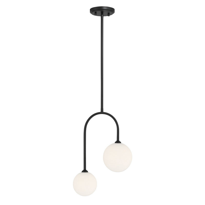 Savoy House 7-5981-2-89 Two Light Pendant, Matte Black