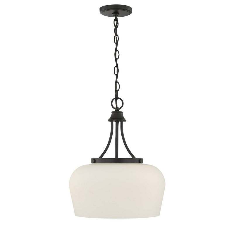 Savoy House 7-6034-3-BK Three Light Pendant, Matte Black