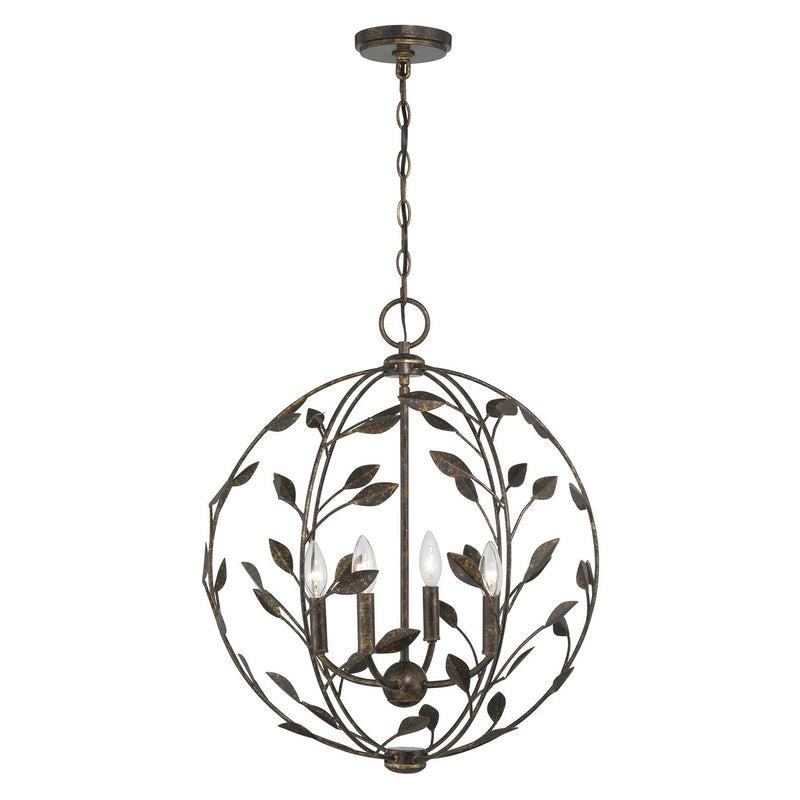 Savoy House 7-6704-4-334 Four Light Pendant, Enchanted Bronze