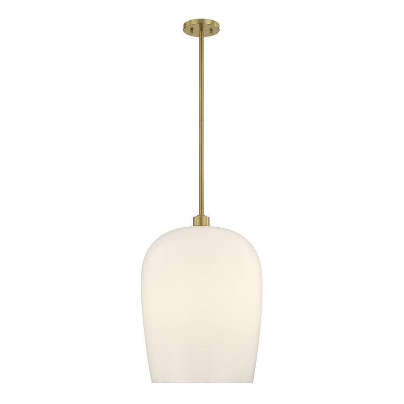 Savoy House 7-7209-1-322 One Light Pendant, Warm Brass