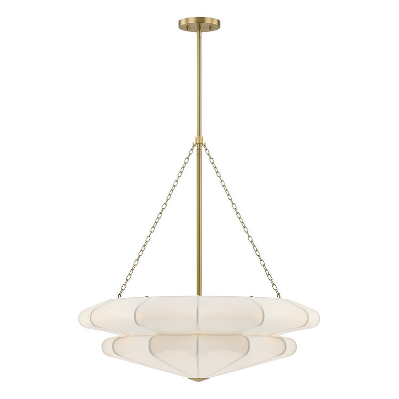 Savoy House 7-9153-3-322 Three Light Pendant, Warm Brass