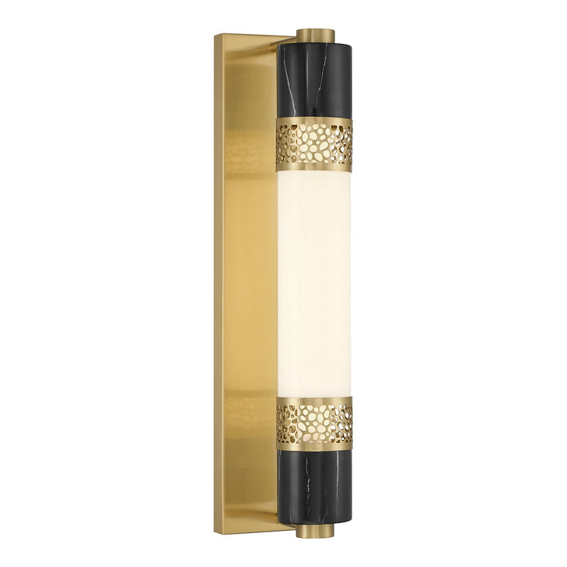 Savoy House 9-2915-1-322 LED Wall Sconce, Warm Brass