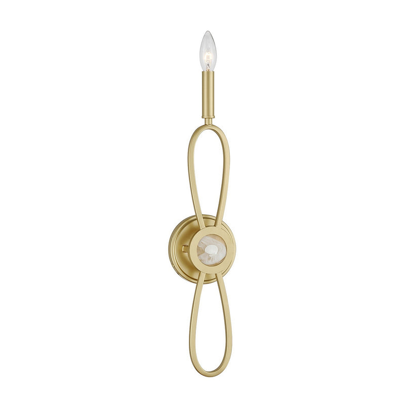 Savoy House 9-4100-1-328 One Light Wall Sconce, Spun Gold
