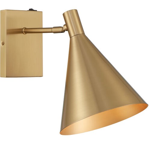 Savoy House 9-8002CP-1-127 One Light Wall Sconce, Noble Brass