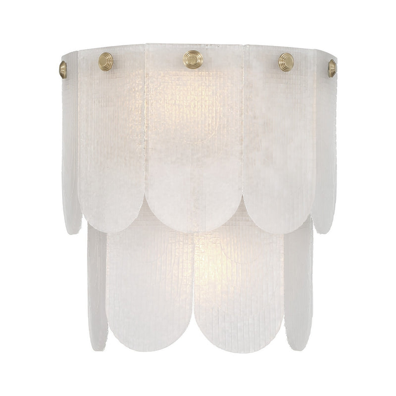 Savoy House 9-9803-2-127 Two Light Wall Sconce, Noble Brass
