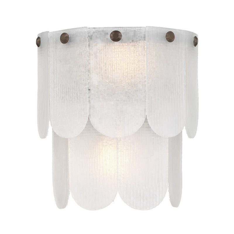 Savoy House 9-9803-2-15 Two Light Wall Sconce, Mediterranean Bronze