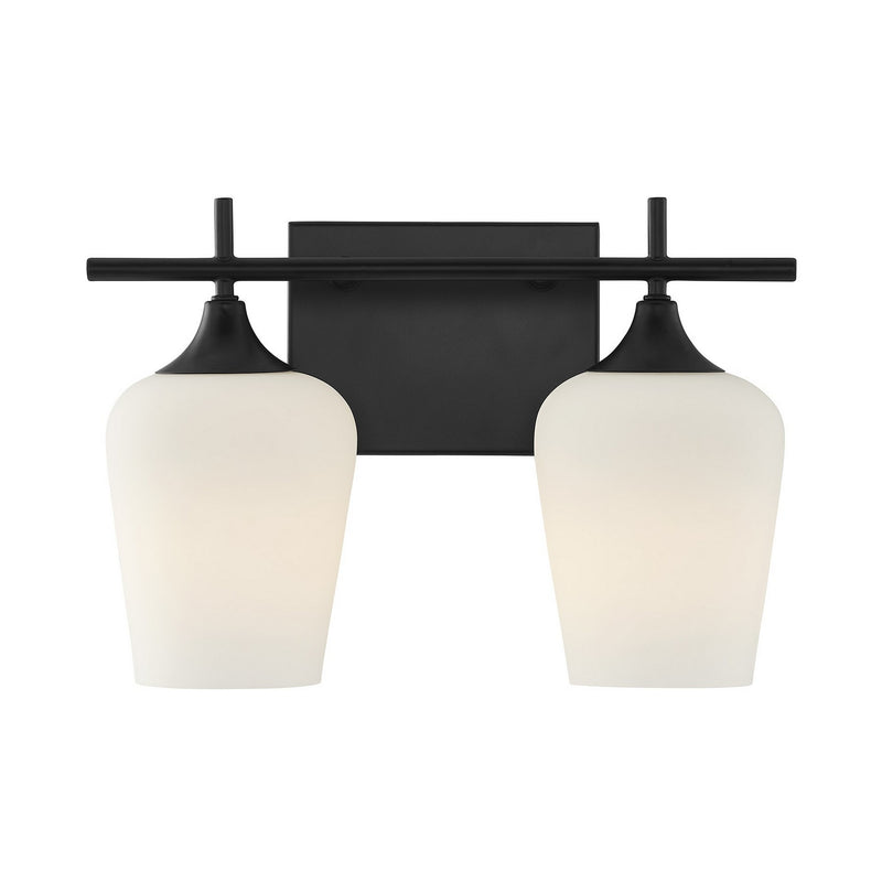 Savoy House 8-6030-2-BK Two Light Bathroom Vanity