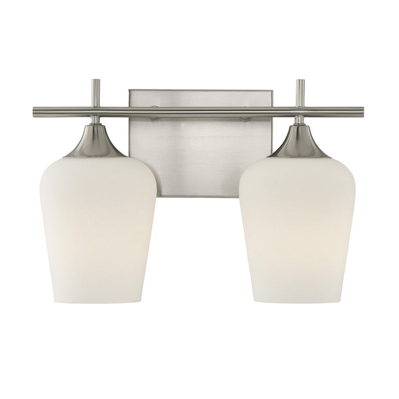 Savoy House 8-6030-2-SN Two Light Bathroom Vanity