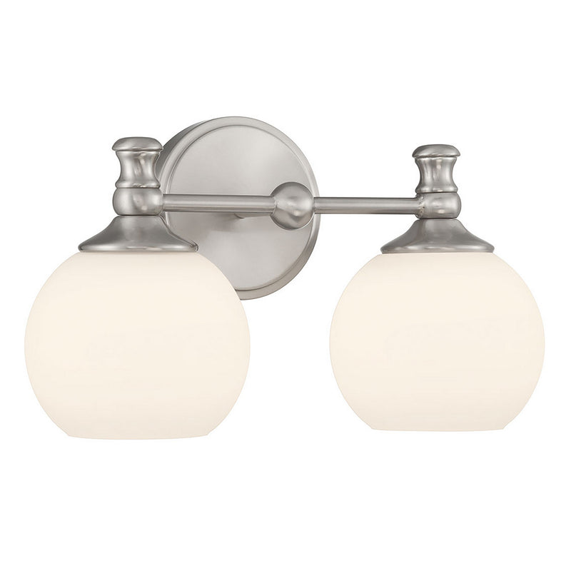 Millennium 201102-BN Two Light Vanity, Brushed Nickel