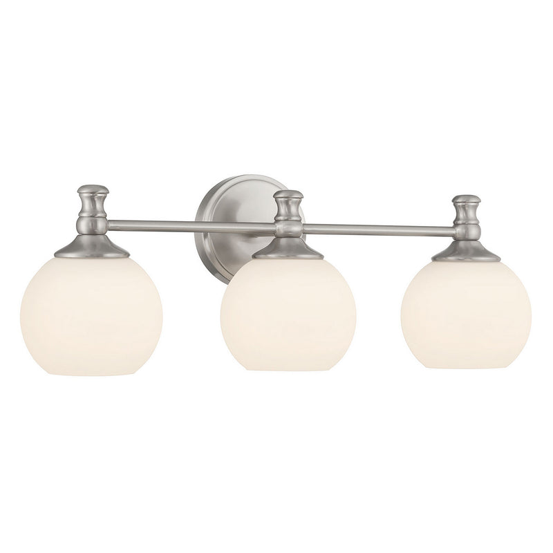 Millennium 201103-BN Three Light Vanity, Brushed Nickel