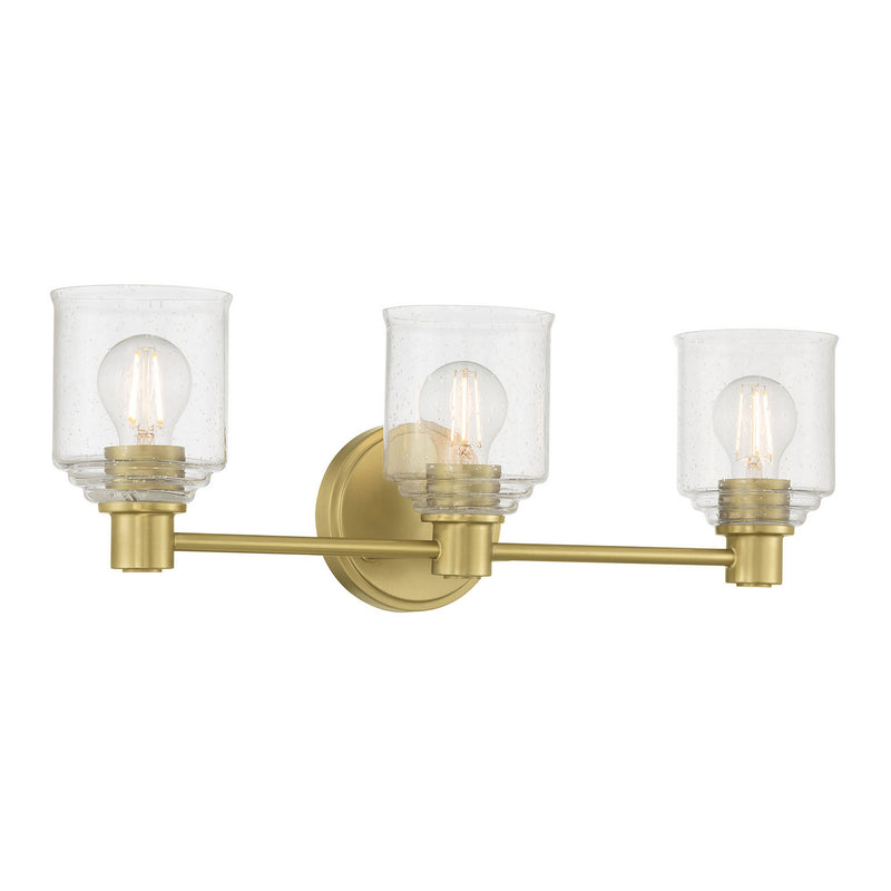 Millennium 202103-VB Three Light Vanity, Vintage Brass