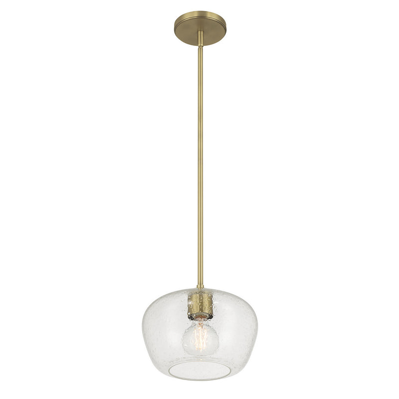 Millennium 203101-VB One Light Pendant, Vintage Brass