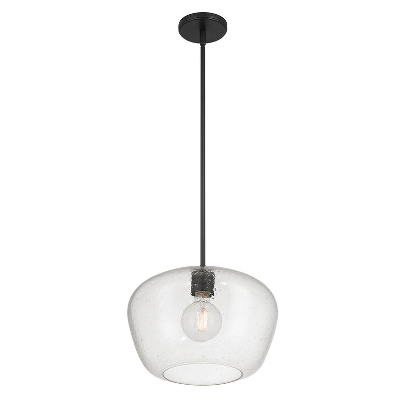 Millennium 203201-MB One Light Pendant, Matte Black