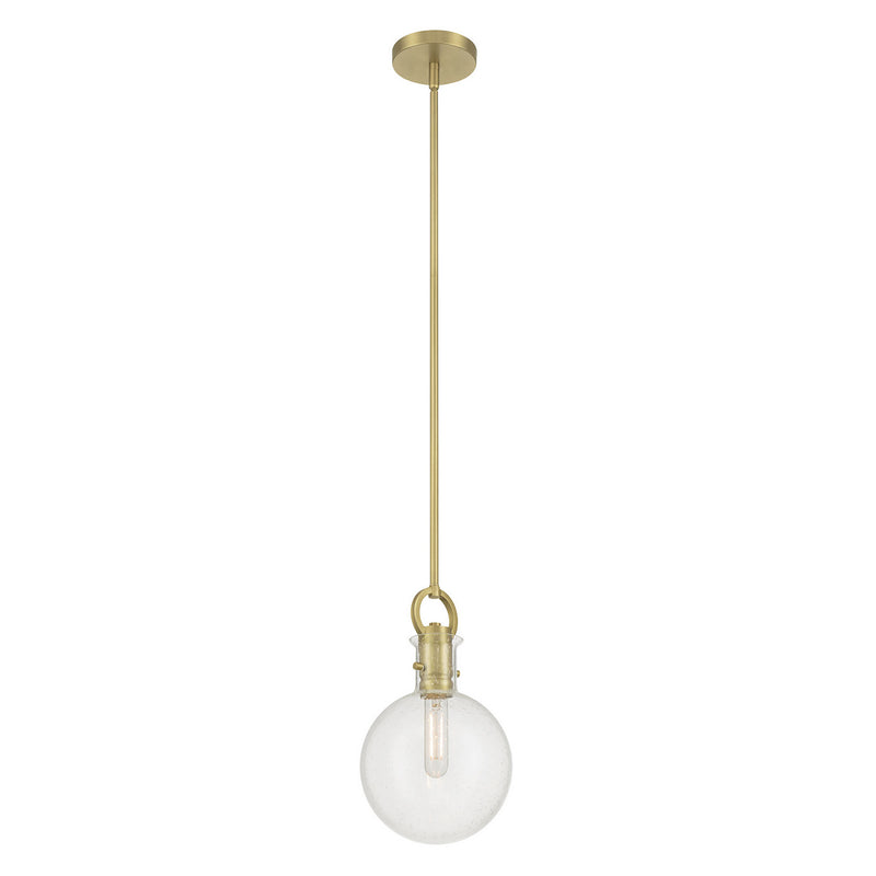 Millennium 204101-VB One Light Mini Pendant, Vintage Brass