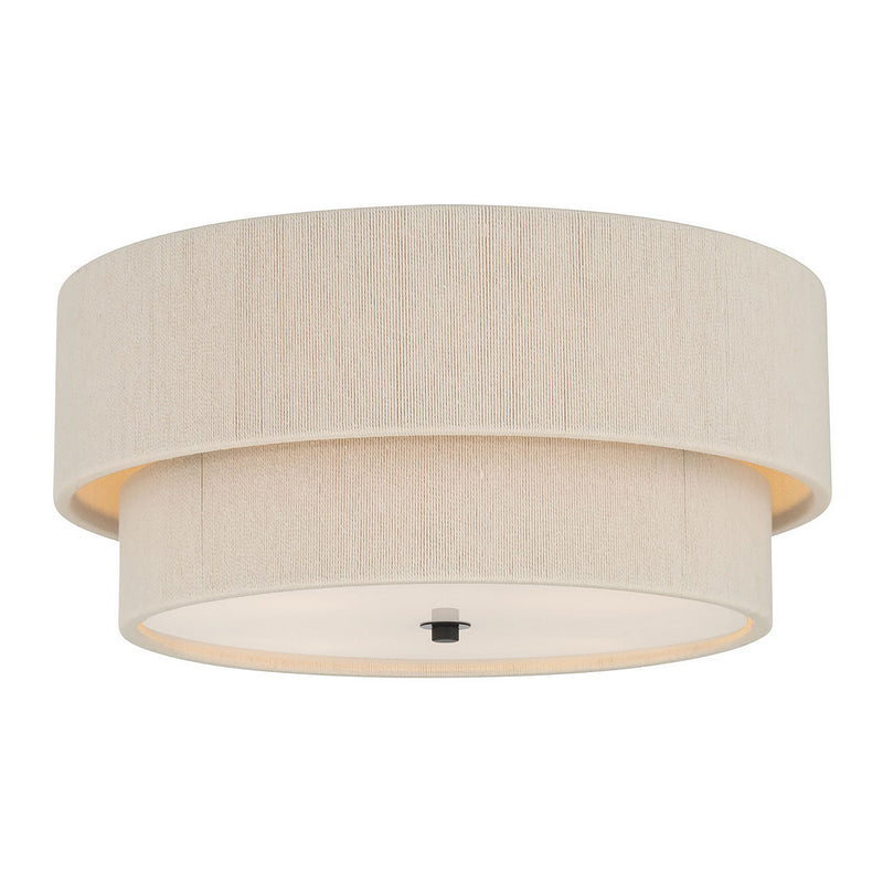 Millennium 208104-MB Four Light Flush Mount, Matte Black