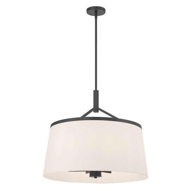 Millennium 240106-MB Six Light Pendant, Matte Black