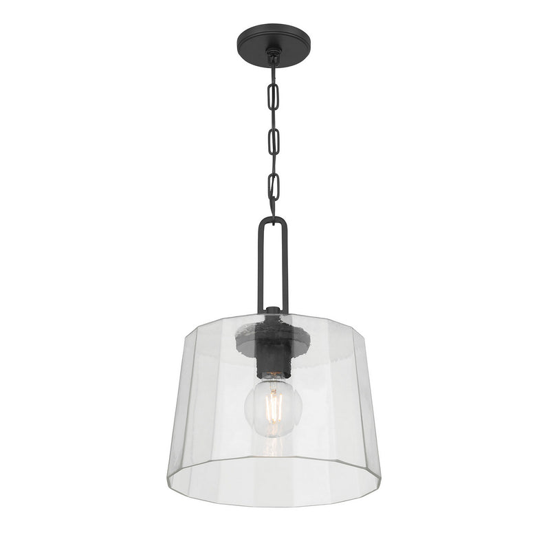Millennium 250101-MB One Light Pendant, Matte Black