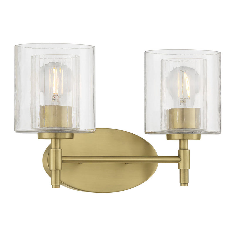Millennium 270202-VB Two Light Vanity, Vintage Brass