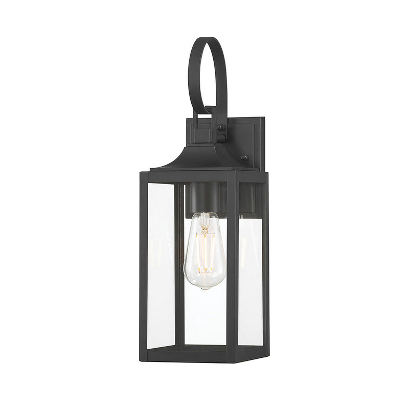 Millennium 402001-PBK One Light Lantern, Powder Coated Black