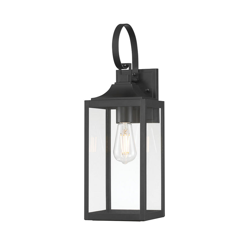Millennium 402101-PBK One Light Lantern, Powder Coated Black