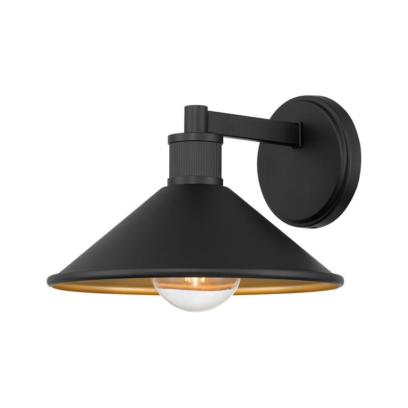 Millennium 51001-PBK One Light Wall Sconce, Powder Coated Black
