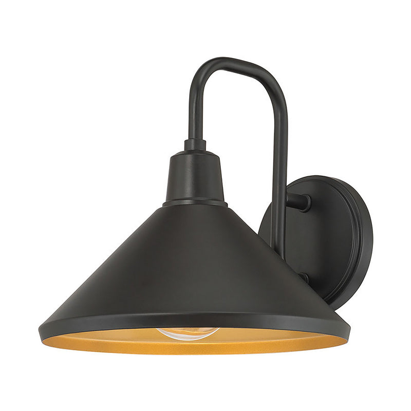 Millennium 51101-PBK One Light Wall Sconce, Powder Coated Black