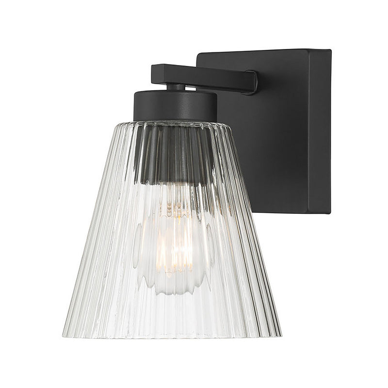 Millennium 63001-MB One Light Wall Sconce, Matte Black