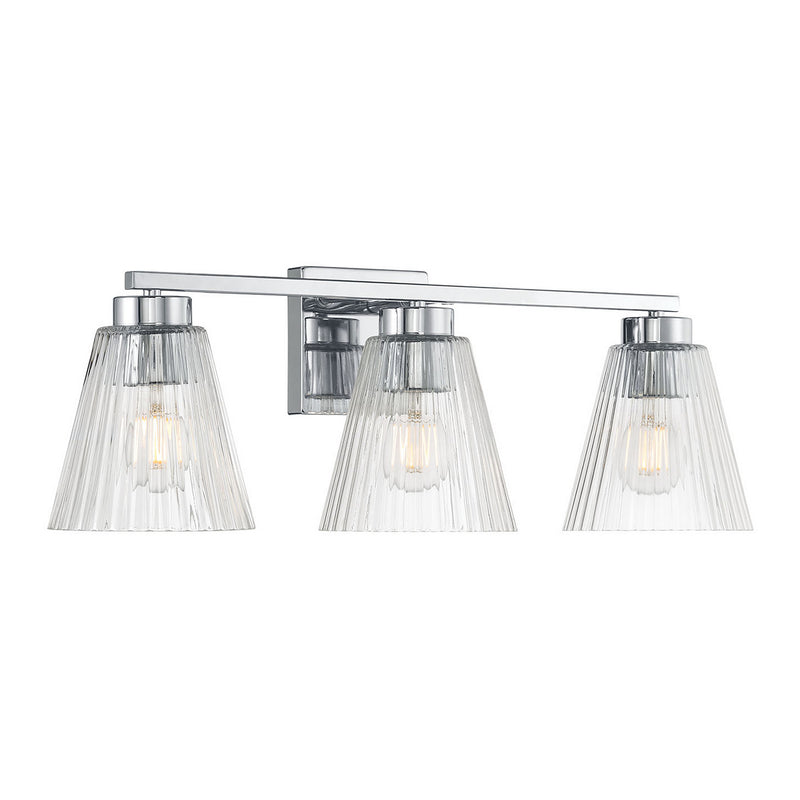 Millennium 63003-CH Three Light Vanity, Chrome