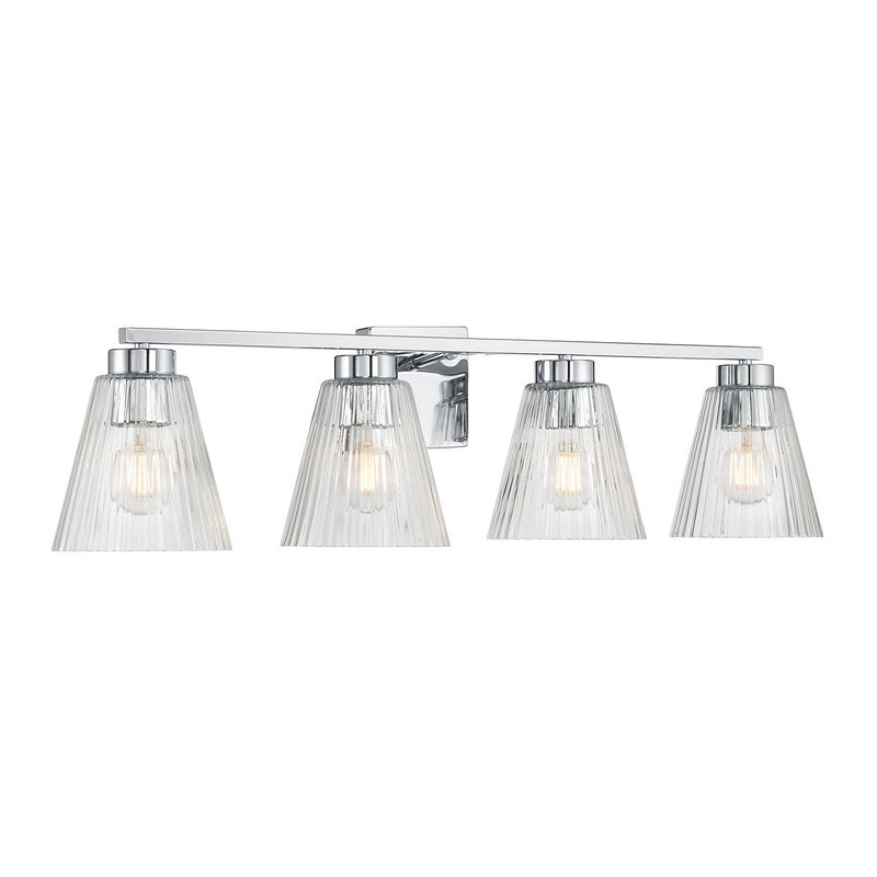 Millennium 63004-CH Four Light Vanity, Chrome