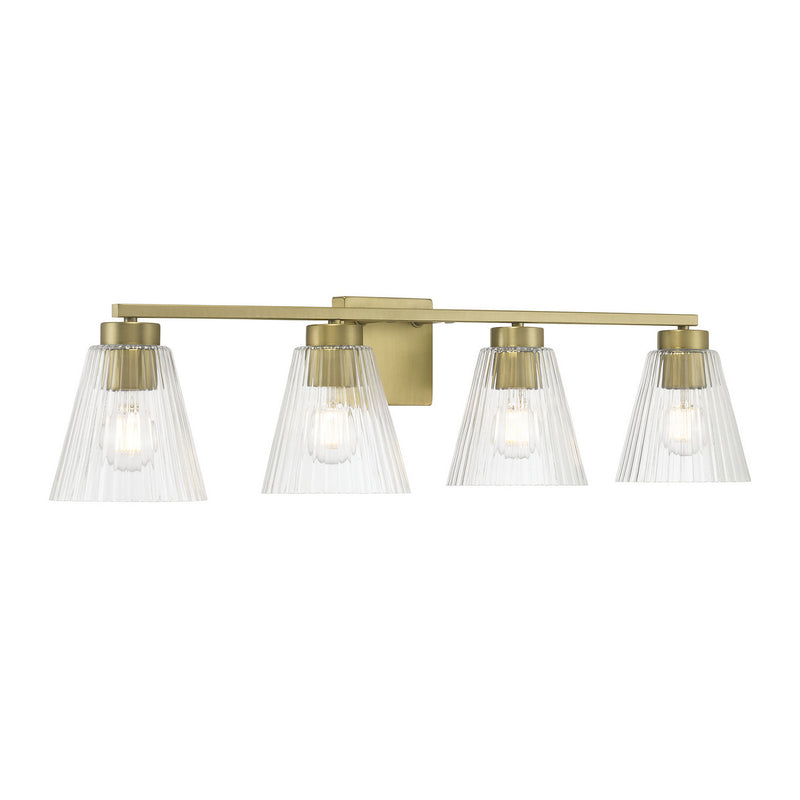Millennium 63004-VB Four Light Vanity, Vintage Brass