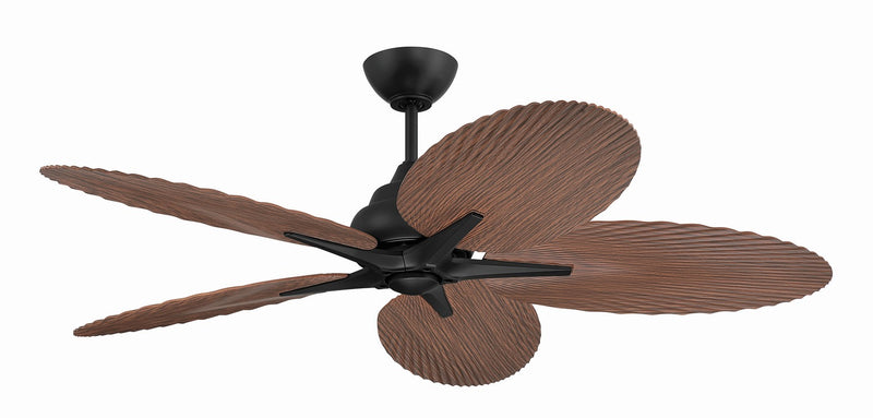Craftmade GTY52FB5 52" Ceiling Fan, Flat Black
