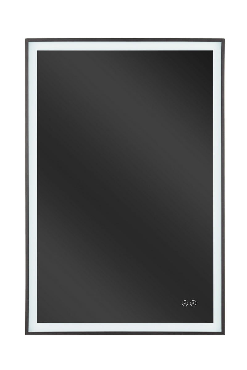 Craftmade MIR2410RT-FB3C LED Mirror, Flat Black