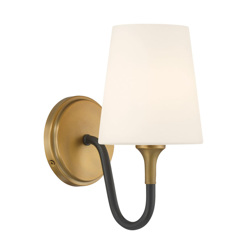 Minka-Lavery 10271-876 One Light Bath Sconce, Legacy Brass