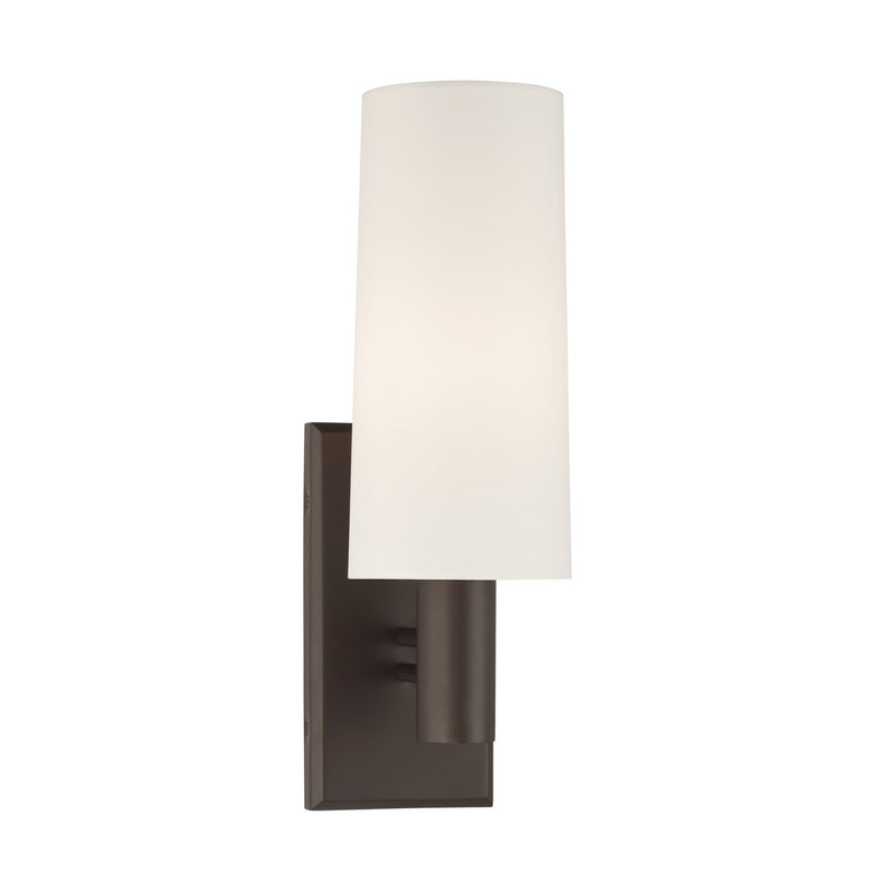 Minka-Lavery 10281-860 One Light Wall Sconce, Dark Bronze