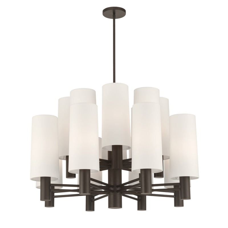 Minka-Lavery 10286-860 16 Light Chandelier, Dark Bronze