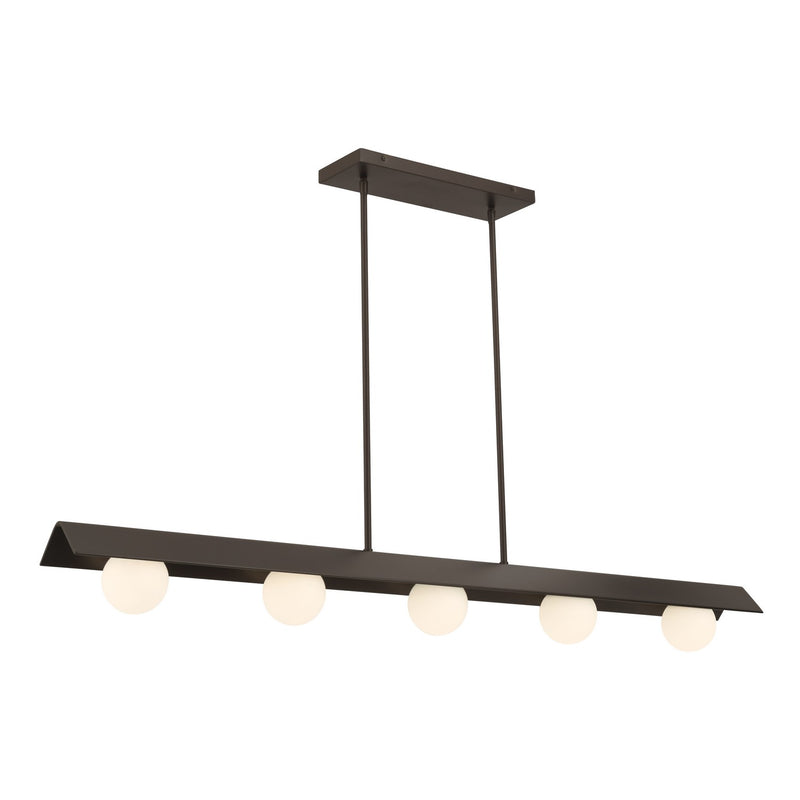 Minka-Lavery 10417-860-L LED Linear Chandelier, Dark Bronze