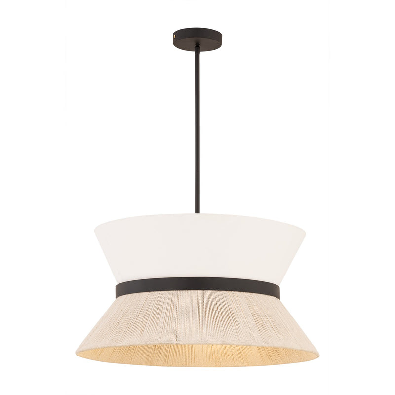 Minka-Lavery 12046-868 Three Light Pendant, Plated Dark Bronze