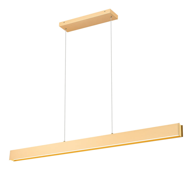 Z-Lite 1016-55L-GLD-LED LED Linear Chandelier, Gold