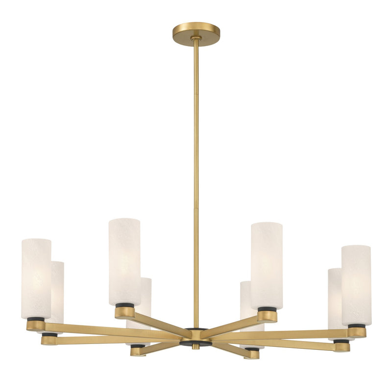 Minka-Lavery 12328-876 Eight Light Chandelier, Legacy Brass