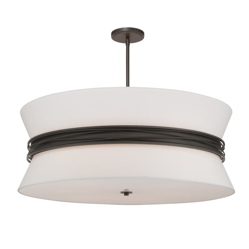 Minka-Lavery 12416-860 Six Light Pendant, Dark Bronze