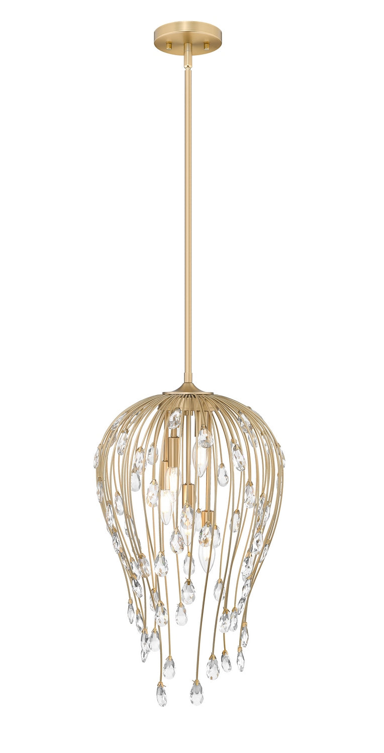 Z-Lite 1957P15-MGLD Five Light Pendant, Modern Gold