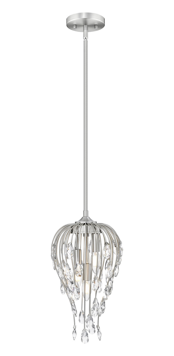 Z-Lite 1957P9-BN Three Light Pendant, Brushed Nickel