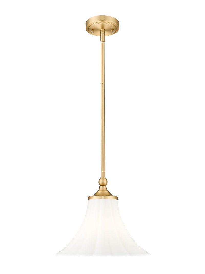 Z-Lite 1958P12-MGLD One Light Pendant, Modern Gold
