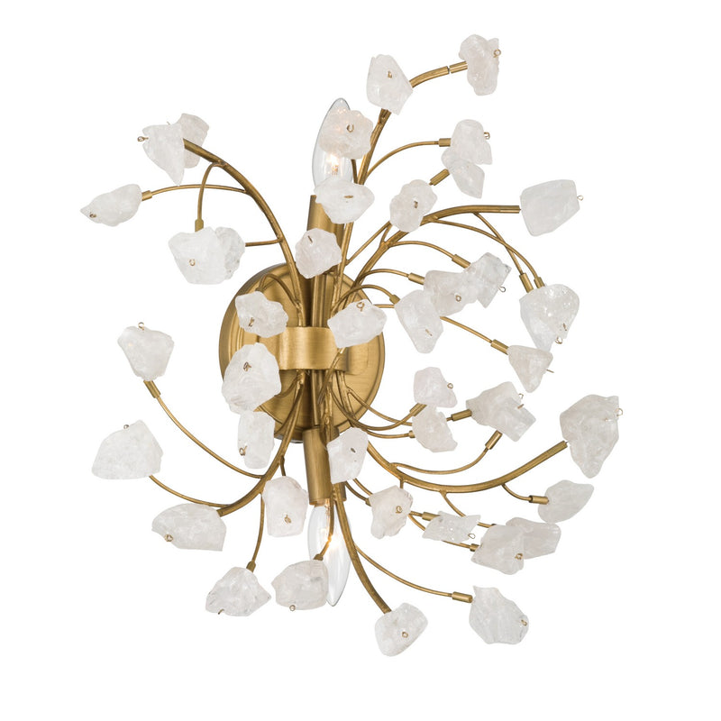 Minka-Lavery 13952-870 Two Light Wall Sconce, Painted Legacy Brass