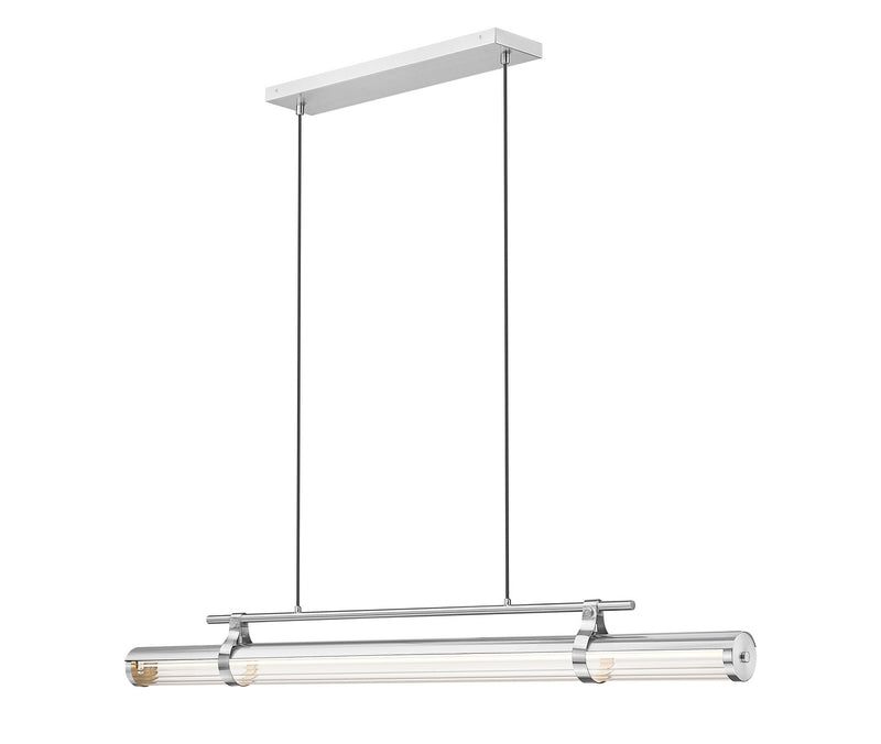 Z-Lite 1959-54L-BN-LED LED Linear Chandelier, Brushed Nickel