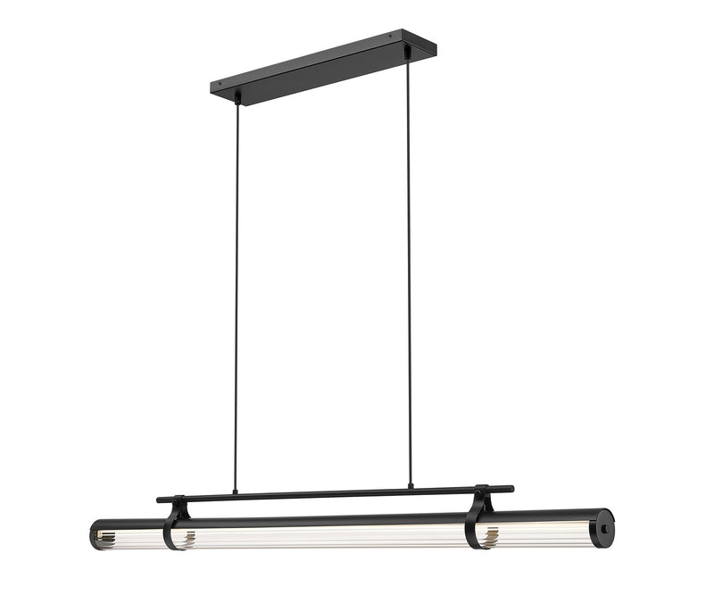 Z-Lite 1959-54L-MB-LED LED Linear Chandelier, Matte Black