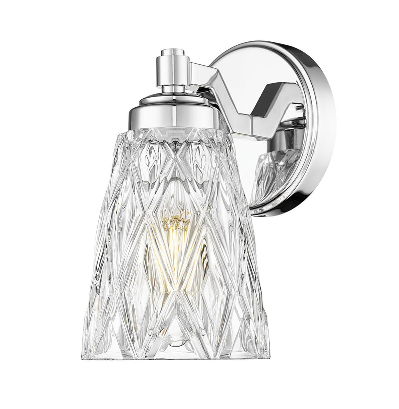 Z-Lite 1960-1S-CH One Light Wall Sconce, Chrome